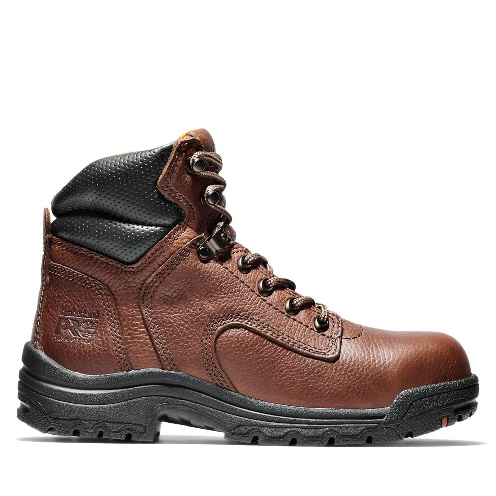 Bocanci De Muncă Timberland Dama Maro/Negrii - Pro® Titan® 6\" Alloy Toe - Romania - GHXUWA407